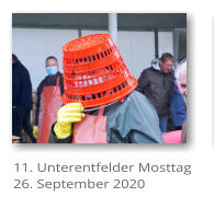 11. Unterentfelder Mosttag 26. September 2020